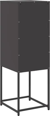 Immagine prodotto di Credenza Nera 36x39x107 cm in Acciaio Laminato a Freddo
