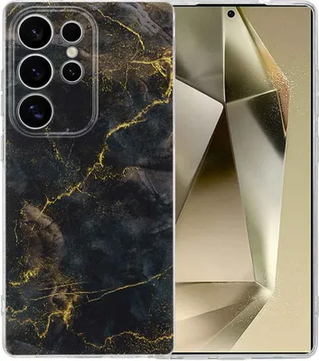Produktbild von imoshion Design Hülle Samsung Galaxy S25 Ultra - Black Marble