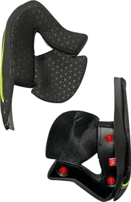 Produktbild von Schwarzes Gelbes Kissenpaar CGM 160 JAD Helm Größe S
