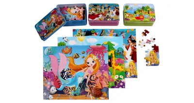 Obrázek produktu pro Merco Puzzle Set Girl puzzle pro dívky 100 dílků balení 1 sada