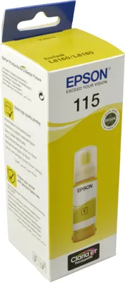 Produktbild von Epson 115 Ecotank, Original, Gelb, Epson, EcoTank L8180, EcoTank L8160, 70 ml, 1 Stück(e)