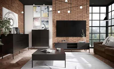 Produktbild von Wohnzimmer-Set "B" Indura - schwarz