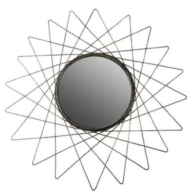 Image de Casa Padrino Miroir mural design antique doré Ø 60 cm - miroir design