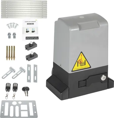 Produktbild von Peviasot Schiebetorantrieb Toröffner 750W Motor Set bis 1600kg Hoftorantrieb Torantrieb Schiebetor Mit Fernbedienung + Schlüssel