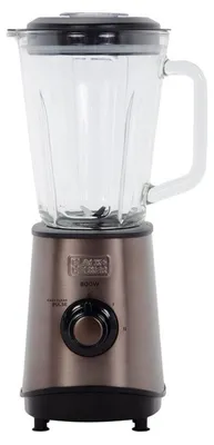 Obrázek produktu pro Black & Decker BXJB800E, Stojací mixér, Pulzní spínač, Drcení ledu, 800 W, Černá, Průhledná