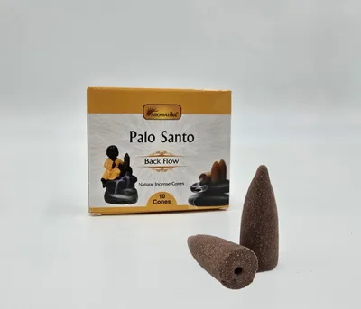 Produktbild von 10 x Backflow-Räucherkegel Palo Santo aromatische Räucherkerzen Rückfluss