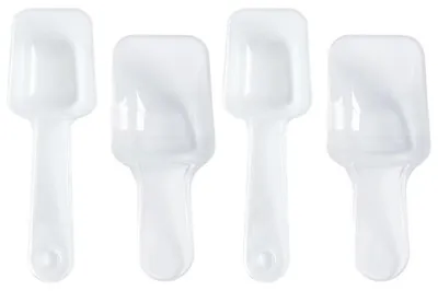 Dosierlöffel-Set, 4 Stück, 20 g/30 g, transparent, PP-Kunststoff