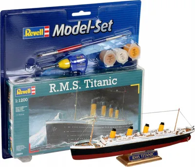 Zdjęcie produktu dla Revell R.M.S. Titanic, Model statku pasażerskiego, Zestaw montażowy, 1:1200, RMS Titanic, Plastik, Średnio-zaawansowany