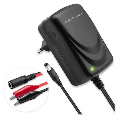 Obrázok produktu pre Nabíjačka akumulátorov Qoltec 6V/12V, 6W