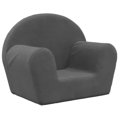 Immagine prodotto di Divano per Bambini Antracite in Morbido Peluche