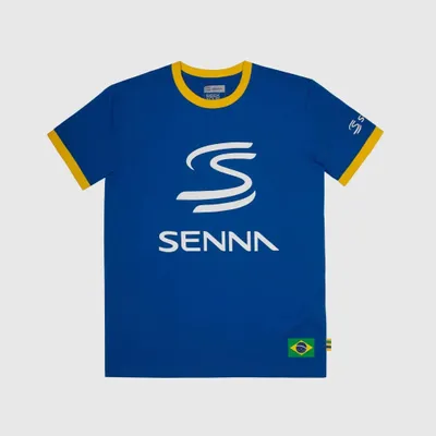 Produktbild von Ayrton Senna T-Shirt, Legacy, Blau 3XL