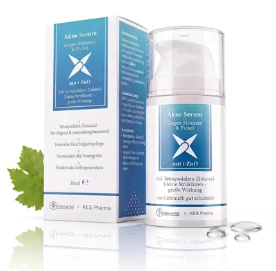 Produktbild von KES Pharma Akne-Serum mit tetrapodalem Zinkoxid (t-ZnO) 30 ml