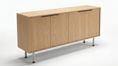 Obrázok produktu pre Moderná hnedá drevená komoda do obývačky