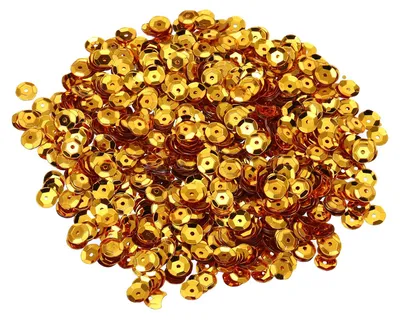 Image de Paillettes - 10 000 pièces - Matériel de loisirs créatifs - Or, 6 mm