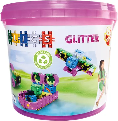 Obrázok produktu pre Stavebné bloky 8v1 - trblietky