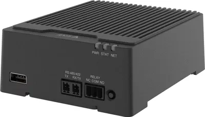 Obrázek produktu pro Axis D3110 Mk II, Analog, Vstup/výstup, Kanál relé, RS-422/485, IPv4, IPv6 USGv6, ICMPv4/ICMPv6, HTTP, HTTPS1, HTTP/ 2, TLS1, QoS Layer 3 DiffServ, FTP, SFTP,..., IP30
