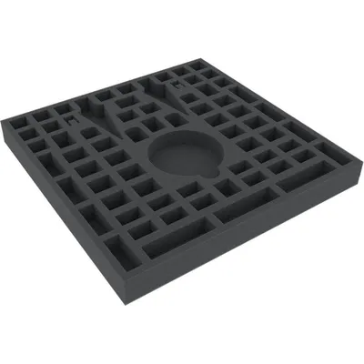 Obrázek produktu pro Pěnová vložka 285 × 285 × 30 mm, 67 přihrádek na stolní hry