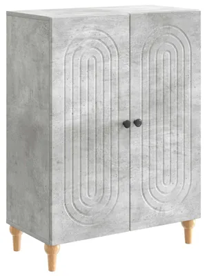 Immagine prodotto di Credenza vidaXL grigio cemento 66 x 34,5 x 90 cm in materiale derivato dal legno