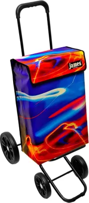 Produktbild von James Einkaufstrolley - NIGHTLINE - stabiler Einkaufswagen mit individuellem Design - mehrfarbig: bunt in Ausführung: Quattro-4Raeder
