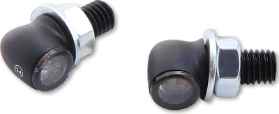 Zdjęcie produktu dla HIGHSIDER pro Proton Dwa kierunkowskazy LED/światło pozycyjne czarne/przyciemniane 2w1, homologacja E (para)