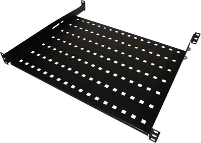 Image de Étagère fixe Alantec SA-P-19-1U-650-4-C-02 19" 1U profondeur 650 mm noire
