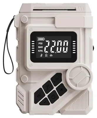 Produktbild von Elektrische Pumpe, 22PSI Maximaldruck, Wiederaufladbarer Akku, Elektrische Pumpe grau
