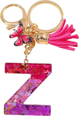 Produktbild von Schlüsselanhänger Alphabet Z / Rosa / Schmetterling KP37970