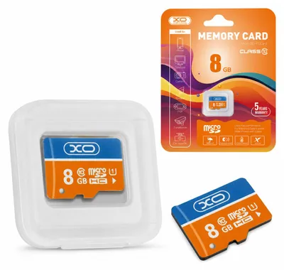 Zdjęcie produktu dla XO karta pamięci 8GB microSDHC kl. 10