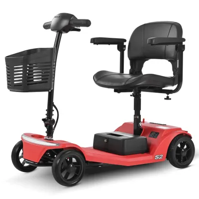 Produktbild von Flieks Elektrofahrrad Elektromobil für Senioren, Seniorenmobil mit USB-Ladeanschluss, Tragkraft 136 kg, Geschwindigkeit 6 km/h, herausnehmbarer Akku