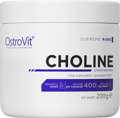 Image de OstroVit | Bitartrate de choline en poudre non aromatisé