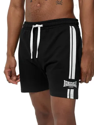Produktbild von Lonsdale Herren Shorts Normale Passform ARDCHARNICH Black/White M 117368