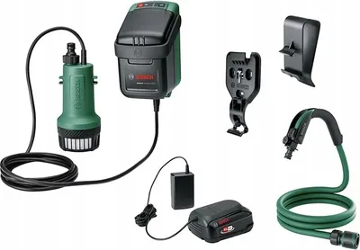 Zdjęcie produktu dla Bosch GardenPump pompa głębinowa 18 V-2000 z akumulatorem 18 V i ładowarką