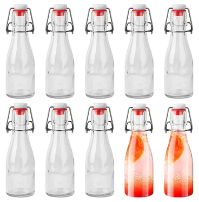 Produktbild von Set mit 10 Glasflaschen, 150 ml, mit Schraubverschluss