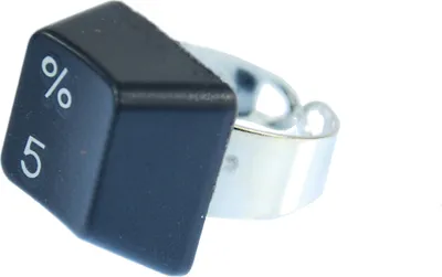 Produktbild von Tastaturring PC Zeichen Nummer 5 Taste Ring Miniblings Computer Tastatur PC Prozent