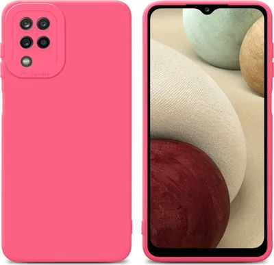 Immagine prodotto di Cadorabo cover per Samsung Galaxy A12 / M12 cover protettiva in TPU rosso custodia in silicone custodia del telefono cellulare