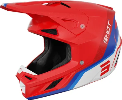 Produktbild von Shot Speed Atomic Mips Motocross Helm, rot, L (59/60)