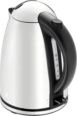 Produktbild von Wasserkocher Edelstahl 1,7l, elektrischer Wasserkocher mit Kalkfilter, 2400 W, beleuchtete Wasserstandsanzeige, edelstahl matt
