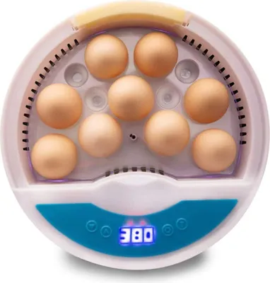 Obrázek produktu pro Plně automatický inkubátor Topchances, inkubátor na 9 slepičích a 4 křepelčí vejce s LED ukazatelem teploty pro kuřata, kachny, husy, holuby, křepelky