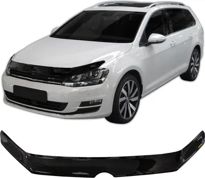 Image de Bra Capot Déflecteur Protection Pour Volkswagen Golf 7 2012-2019, Aérodynamique, Assemblage Facile, Aucun perçage requis