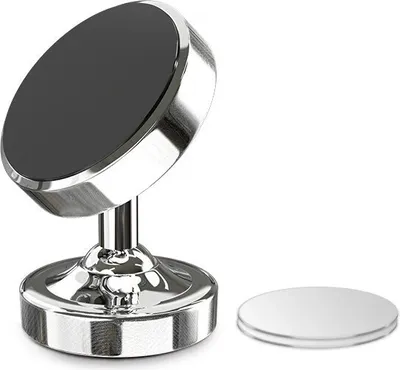Produktbild von INF Magnetyczny uchwyt na telefon do samochodu, obracany o 360 stopni Srebro