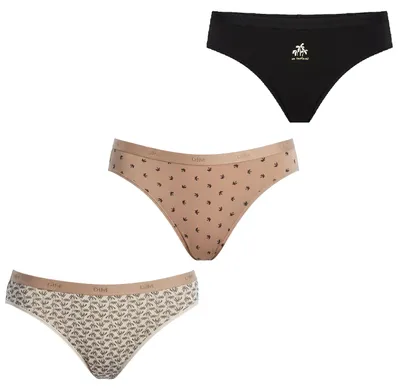 Produktbild von DIM 3er-Pack Slips aus Stretch-Baumwolle D4C17 für Damen