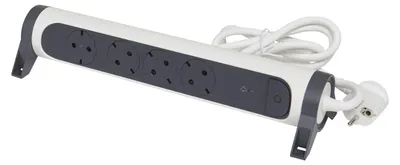 Obrázek produktu pro Rozbočovač LEGRAND 4 zásuvky, 1,5 m otočný 694507