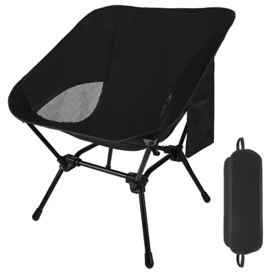 Produktbild von Omgoods – Ultraleichter, zusammenklappbarer Campingstuhl mit Tragetasche – bis zu 120 kg