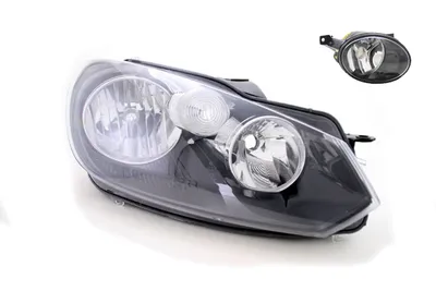 Immagine prodotto di Fari compatibili per VW Golf VI 5K1 AJ5 517 08-13, con lampadine H7 e H15, e fendinebbia 5K1941006L, 5K1941006E, 5K1941006H, 5K1941006J, 5K1941006Q, 5K19410