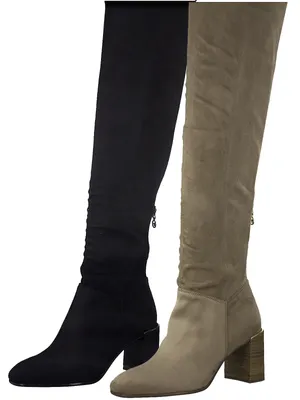 Produktbild von Tamaris Damen Stiefel Langschaft Blockabsatz 1-25509-27, Größe:40 EU, Farbe:Schwarz