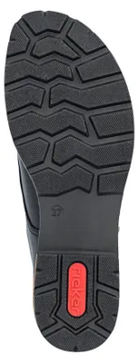 Produktbild von Rieker Damen Stiefelette Komfort-Schnürboot mit Profilsohle Z9310, Größe:41 EU, Farbe:Schwarz