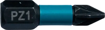 Produktbild von Makita Bit PZ1 Impact Black, PZ1, 2 Stk., 25 mm