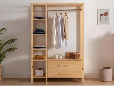 Immagine prodotto di Appendiabiti moderno in legno Appendiabiti per corridoio Nobile appendiabiti