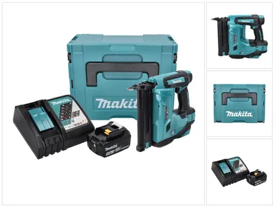 Produktbild von Makita DBN 500 RF1J Akku Stauchkopfnagler 18 V 15-50 mm + 1x Akku 3,0 Ah + Ladegerät + Makpac