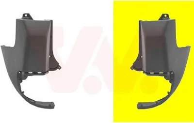 Produktbild von VAN WEZEL Heckstoßstange Stoßfänger Hinten Rechts für CITROËN BERLINGO (B9) passend für PEUGEOT PARTNER Tepee PARTNER Kasten